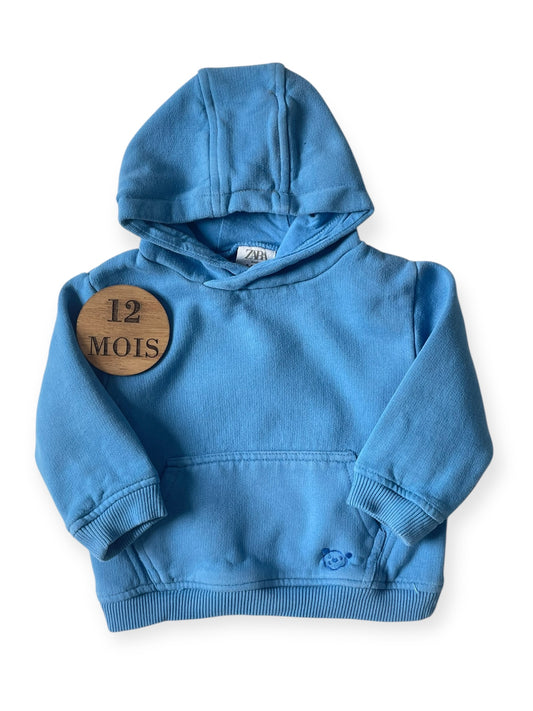 Sweat bleu, Zara