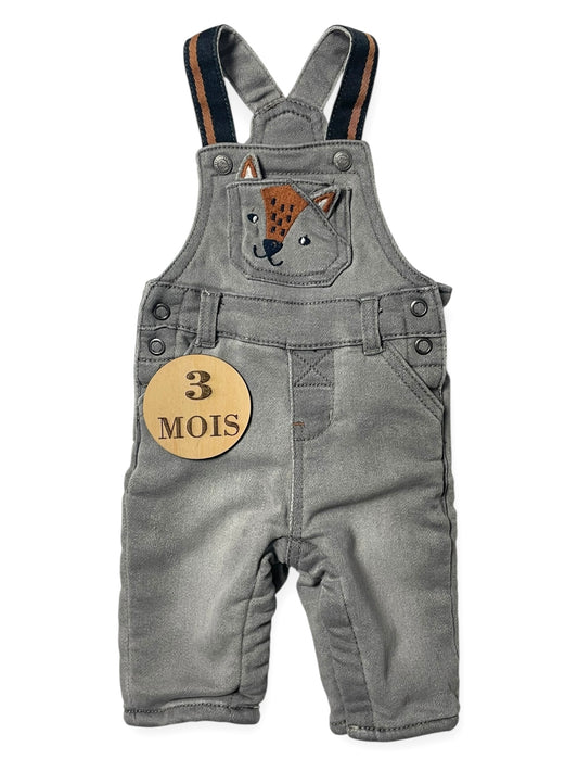 Salopette grise, doublée polaire, Orchestra