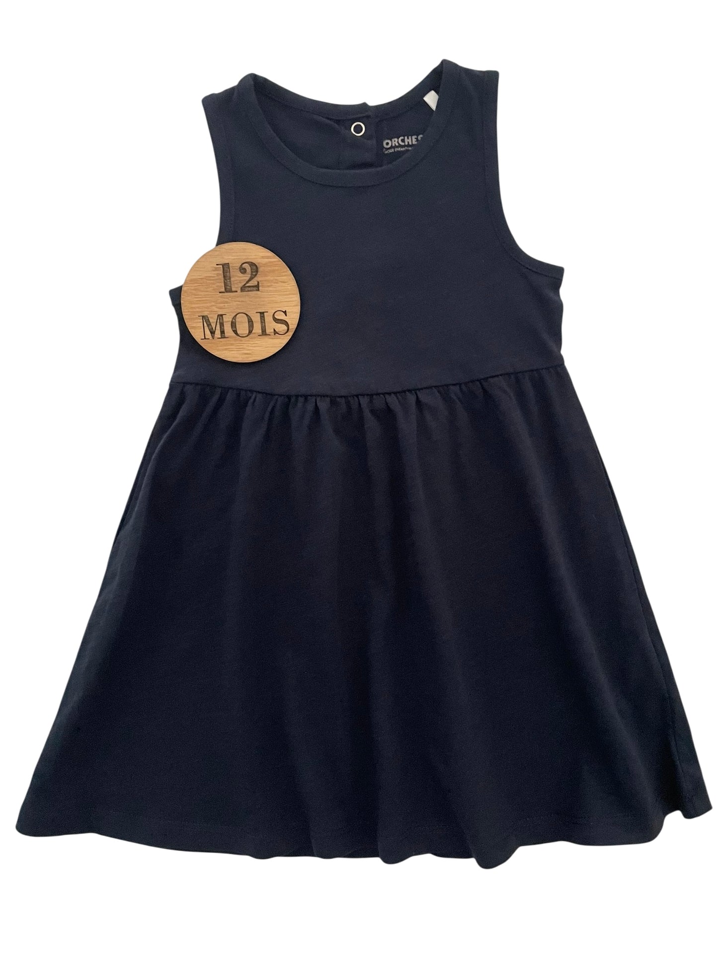 Robe unie, bleu-nuit, Orchestra