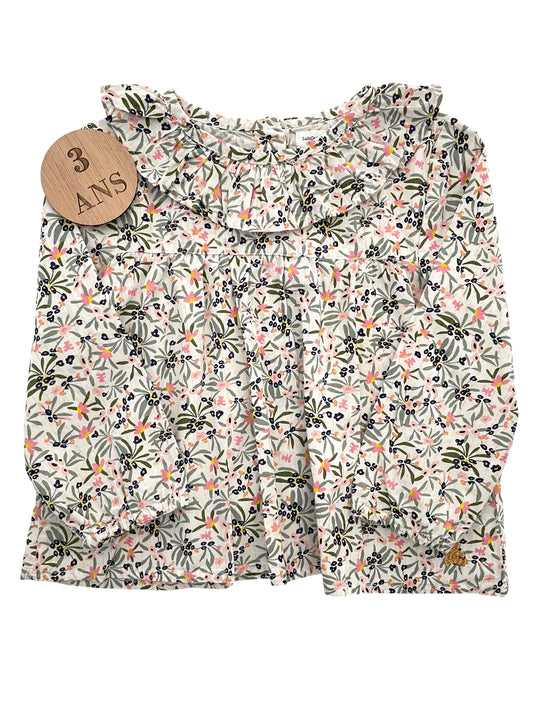 Blouse fleurie, Lulu Castagnette