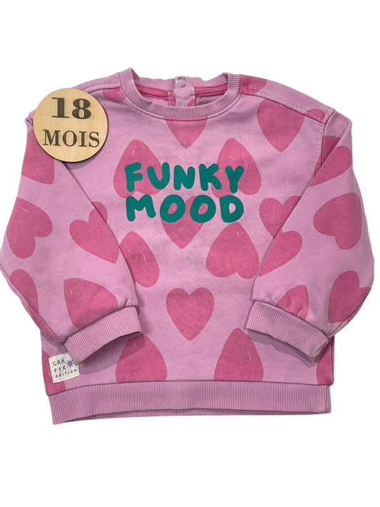 Sweat rose cœur, Kiabi