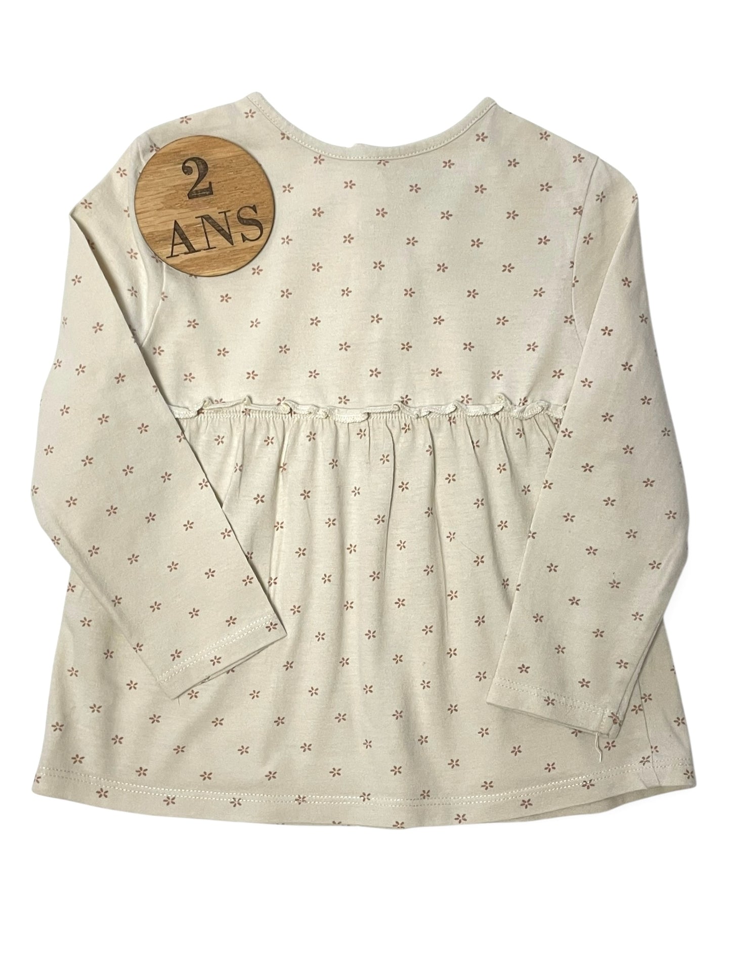 Blouse crème, Kiabi