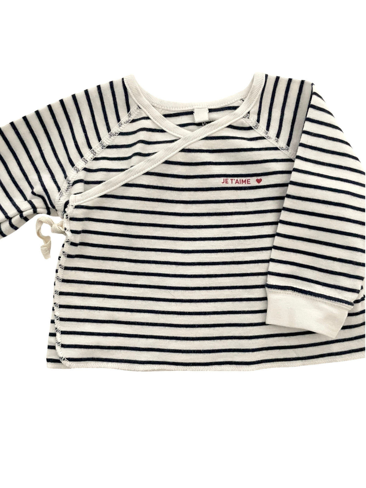 Ensemble rayé, brassière et pantalon, Petit Bateau