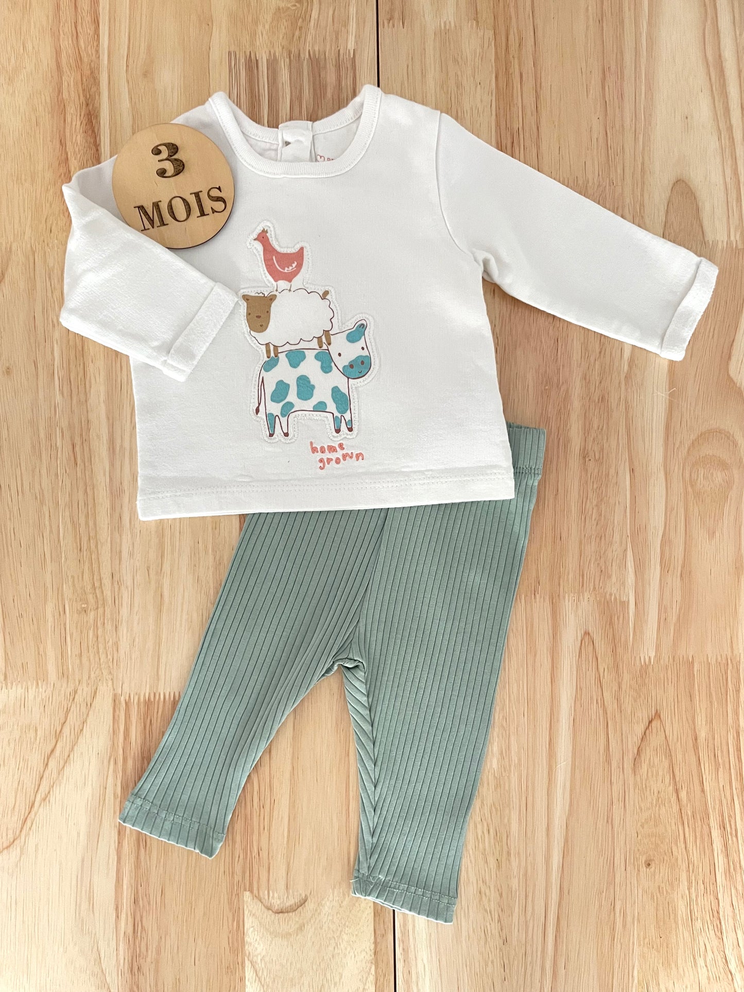 Ensemble sweat fin et legging, mixte