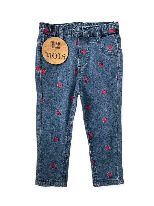 Jean bleu, coccinelles, Prénatal