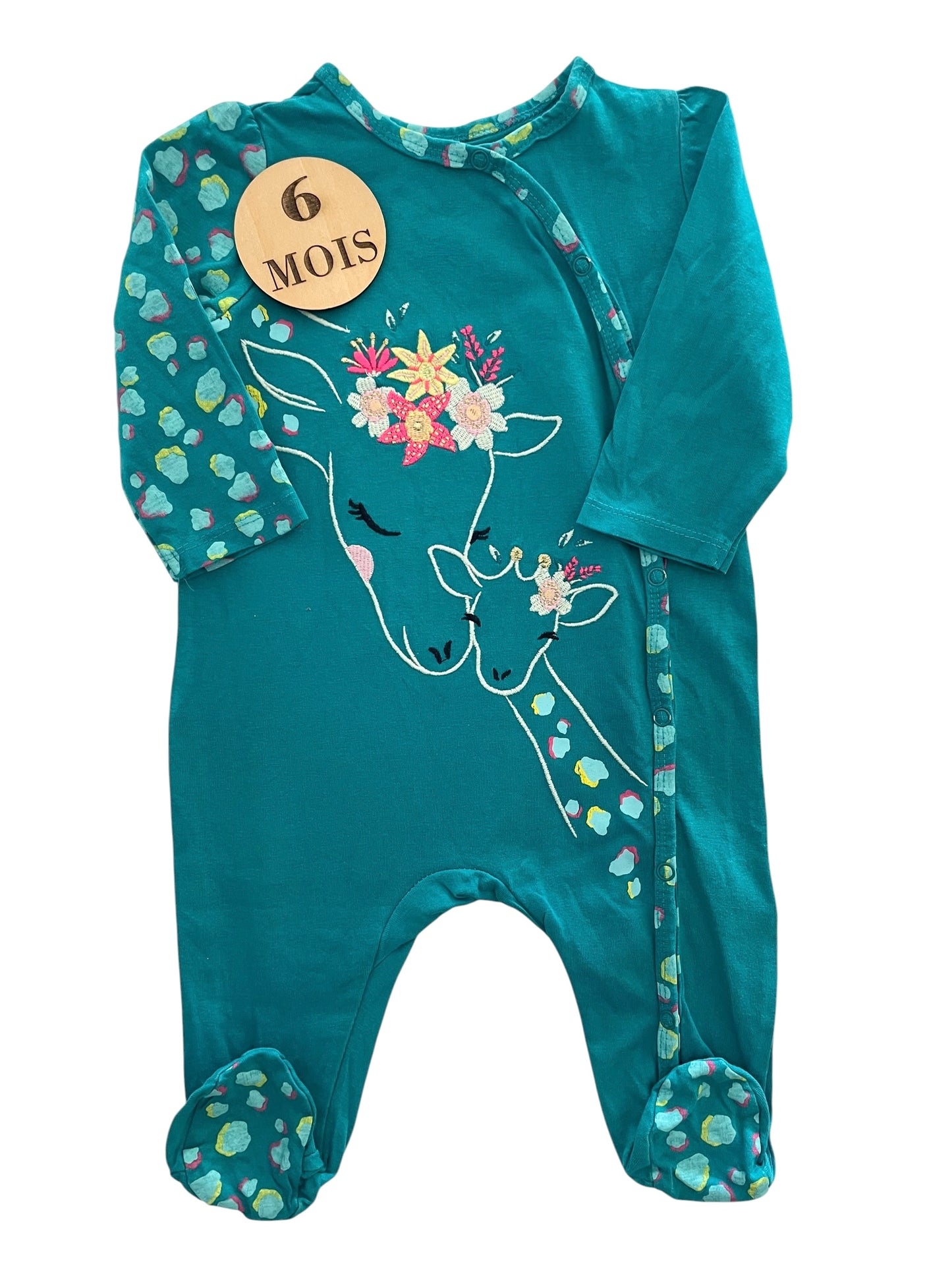 Pyjama coton, turquoise, DPAM