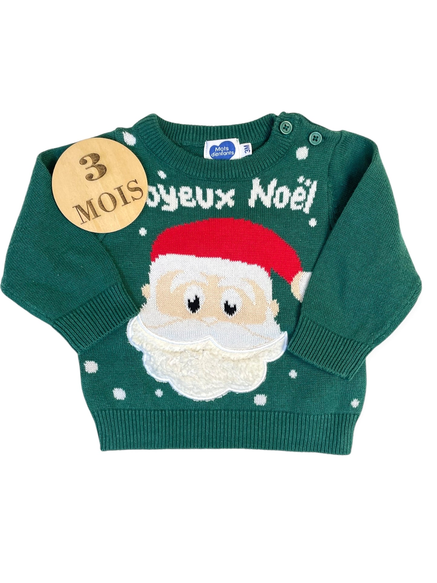 Pull vert, Noël, Mots d’enfants