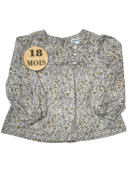 Blouse fleurie, Vertbaudet