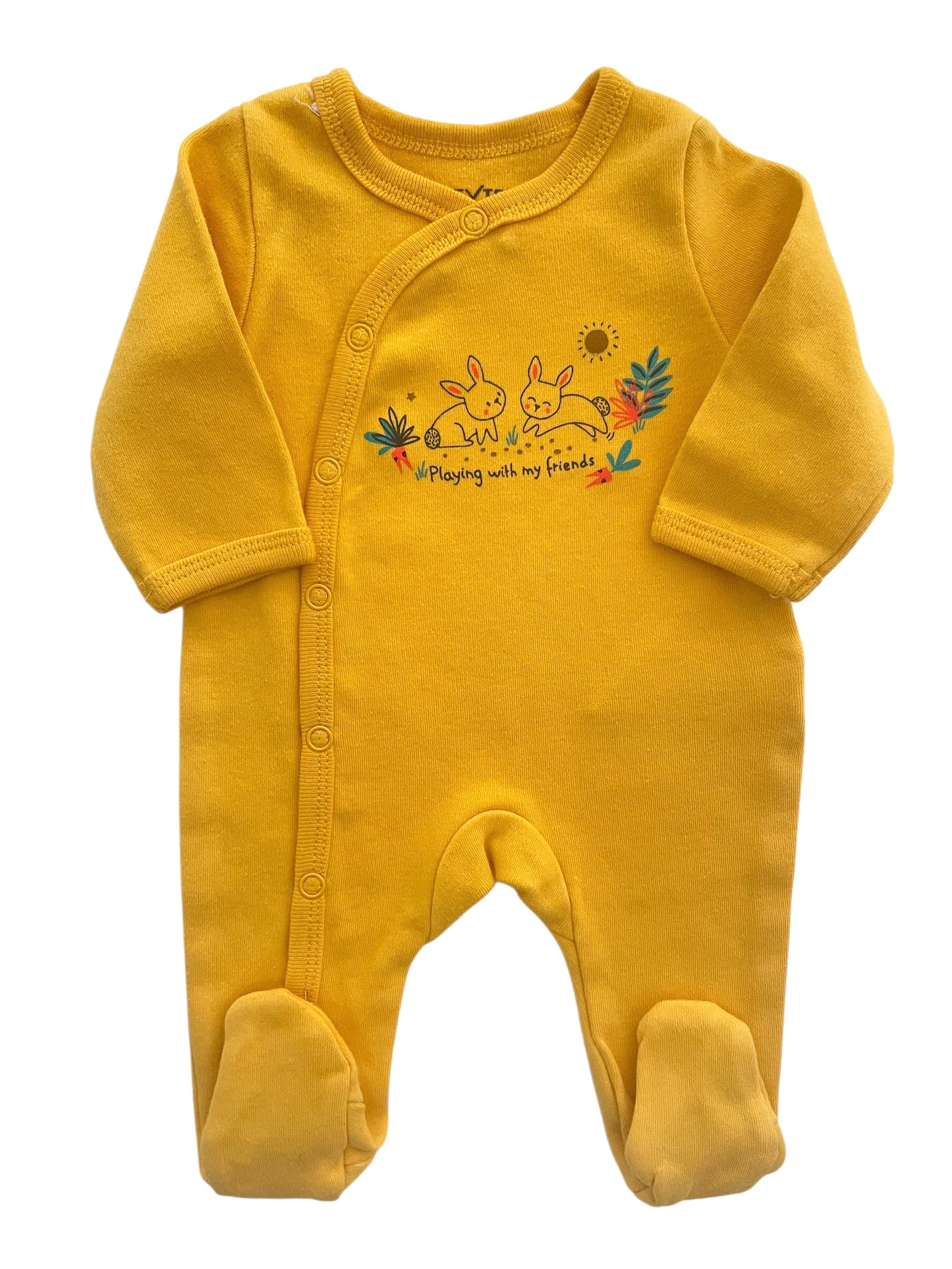 Pyjama coton, jaune/ orange, In extenso