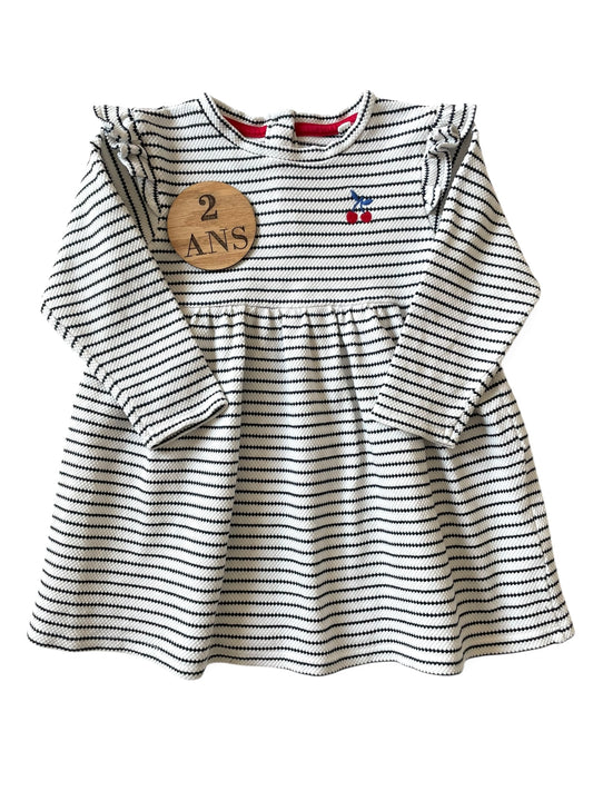Robe rayée, gaufrée, Primark