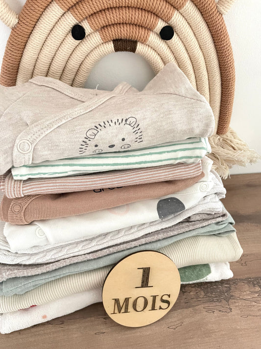 Box 10 pièces mixtes, 1 mois