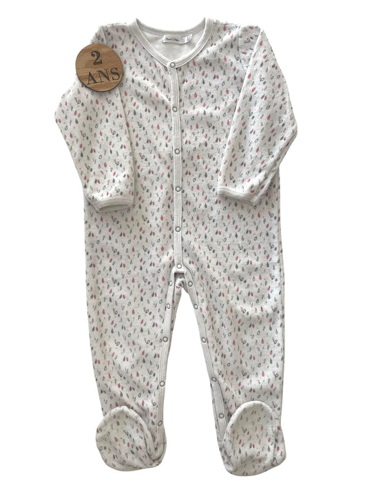 Pyjama velours, fruits, Bout’chou