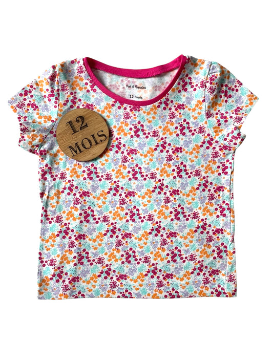 Tee-shirt fleuri, Pat et Ripaton