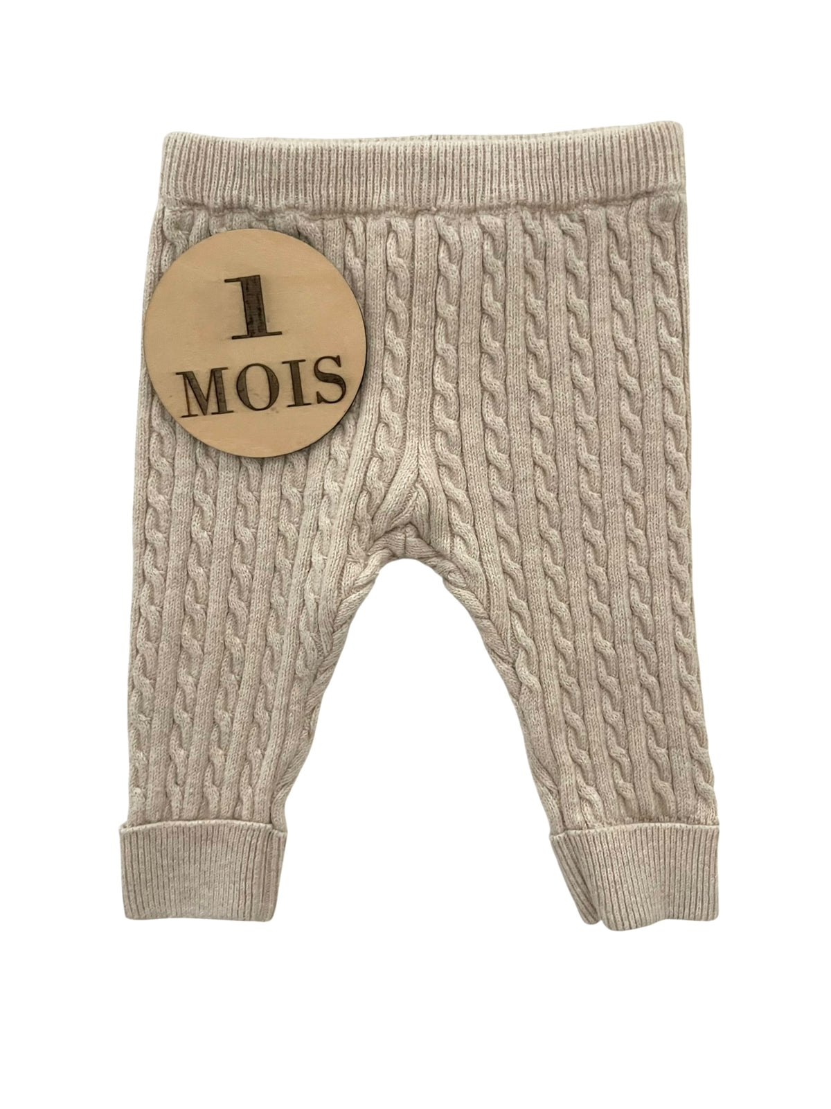 Legging en mailles, crème, Gémo