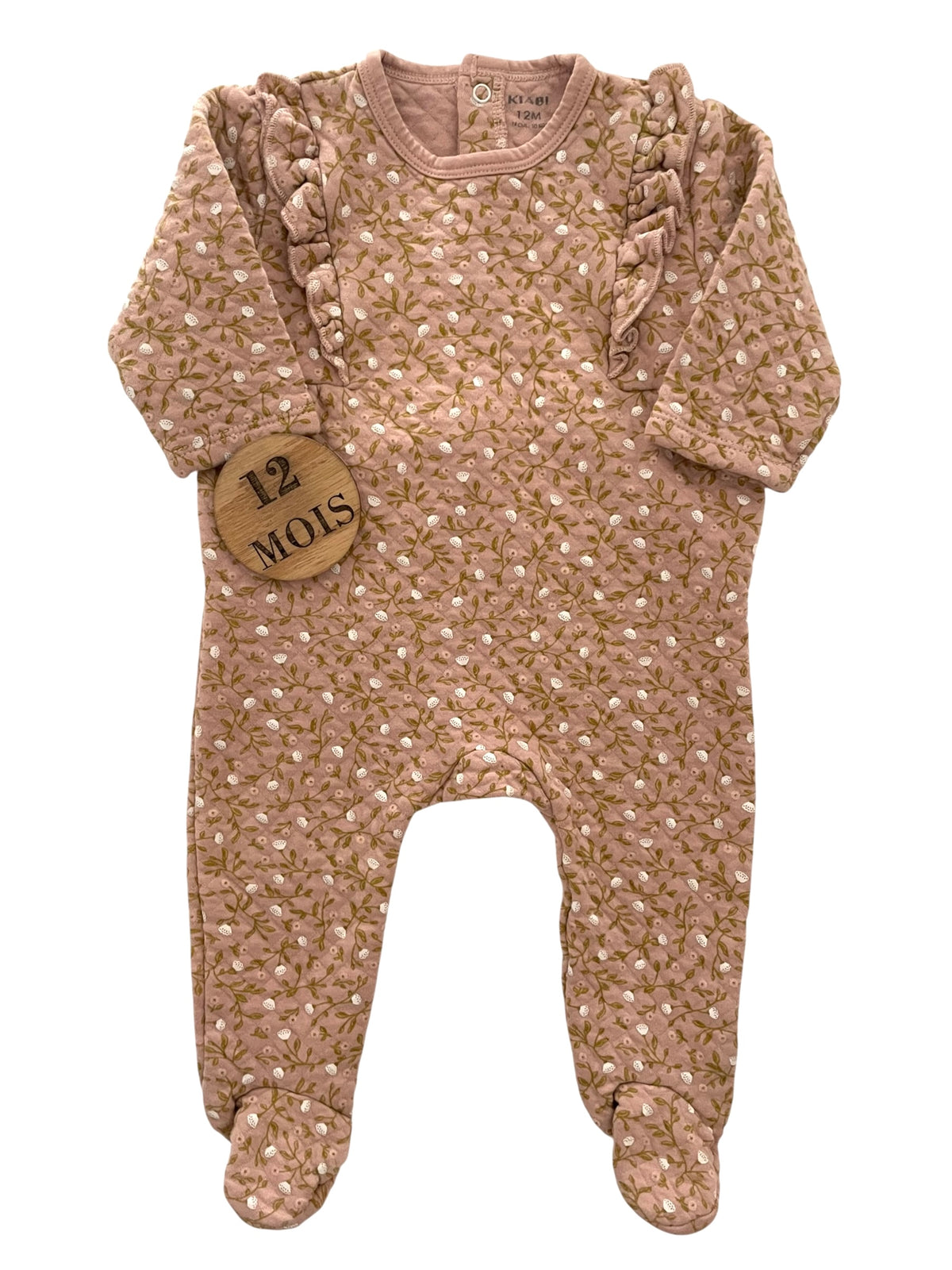 Pyjama coton épais, fleuri, Kiabi
