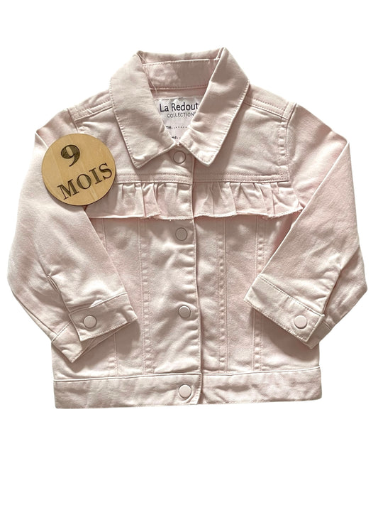 Veste en jean rose pâle, La redoute