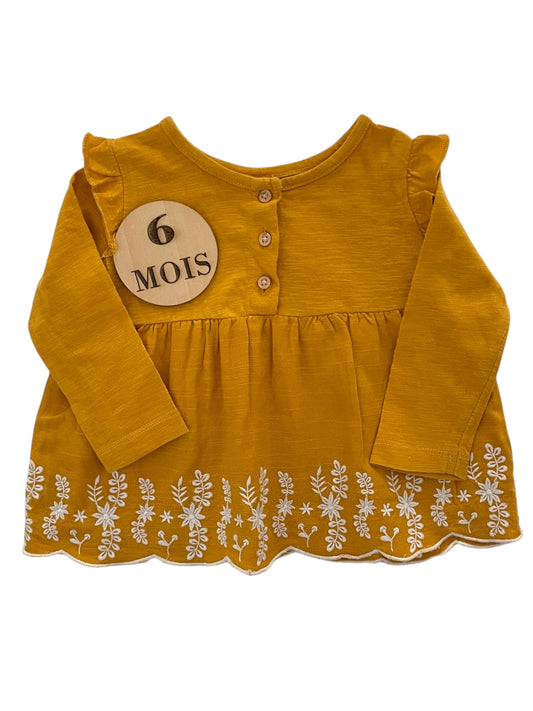 Blouse doublée, jaune-orangé, Primark