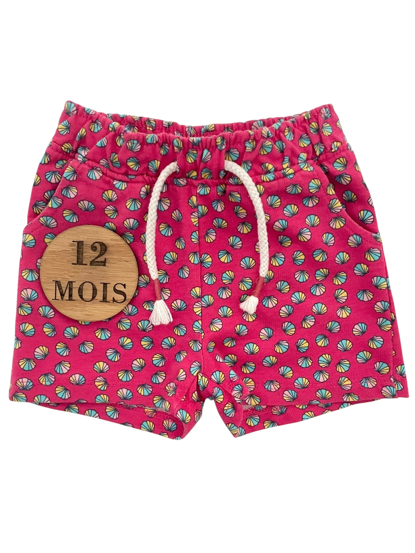 Short rose coquillage, Pat et Ripaton