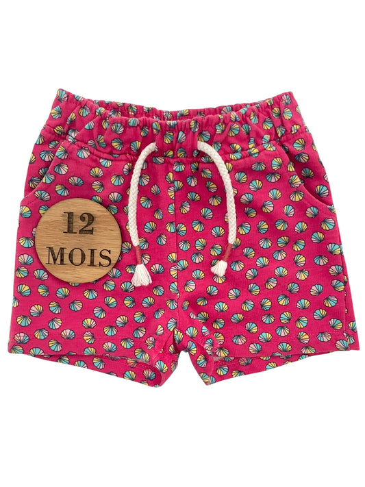 Short rose coquillage, Pat et Ripaton