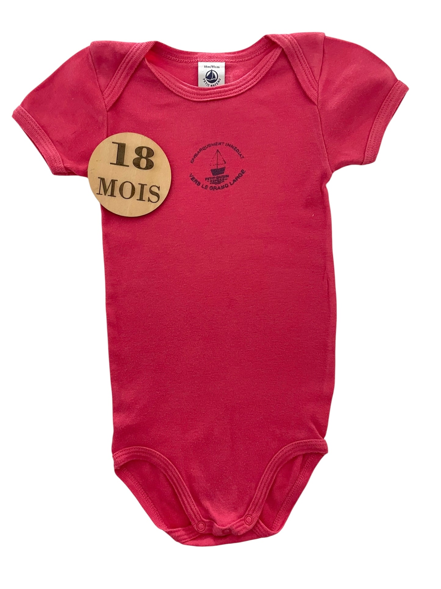 Body framboise, Petit Bateau