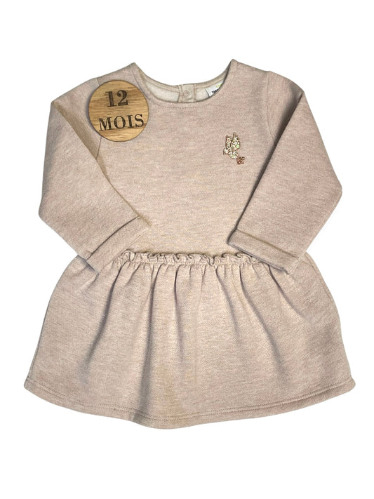 Robe épaisse, beige, TAO