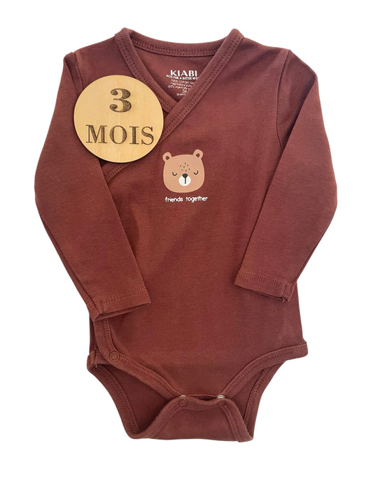 Body bordeaux / marron, ours, Kiabi