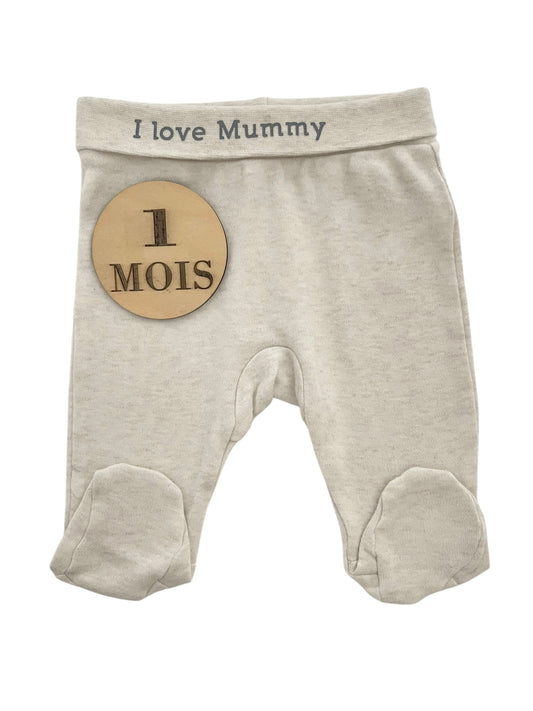 Legging à pieds, love mummy, C&A