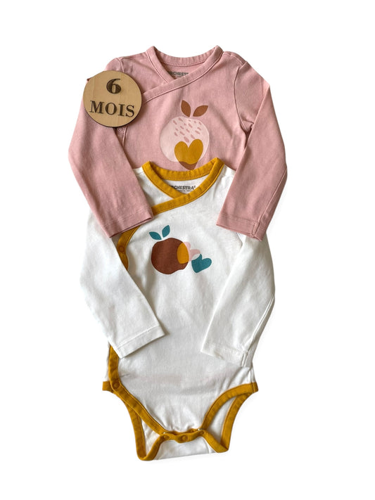Lot 2 bodies, blanc et rose, Orchestra