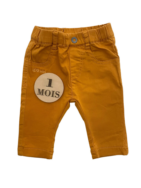 Pantalon moutarde, doublé coton, I DO