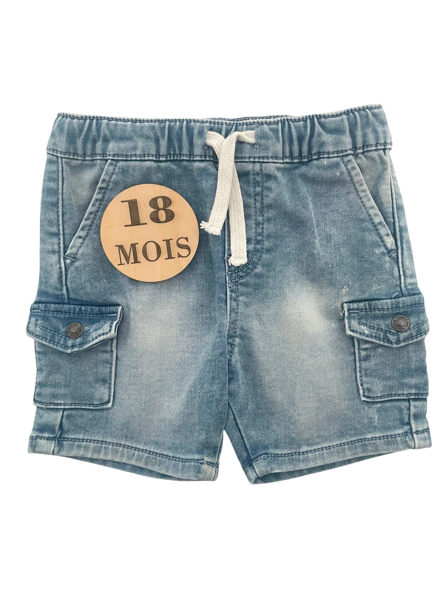 Short en jean, Gémo