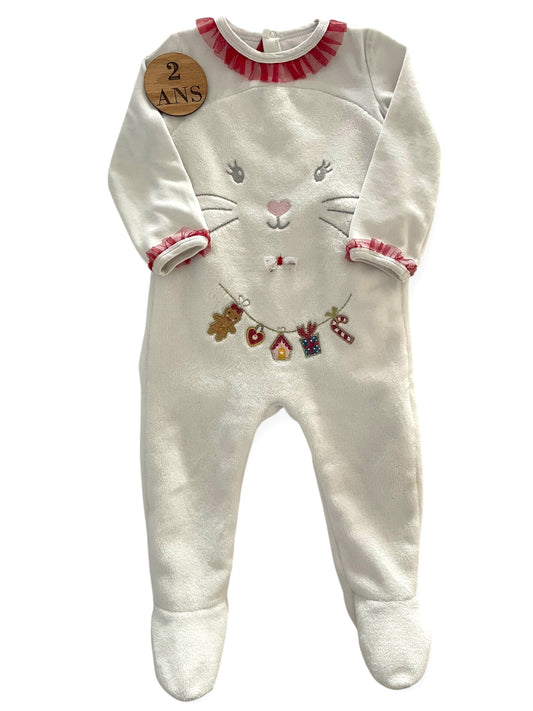 NOËL - Pyjama velours écru, Sergent Major