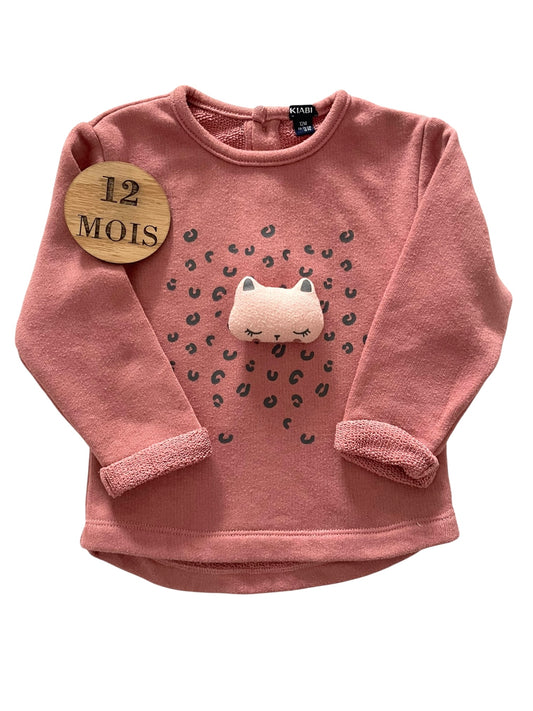 Sweat rose foncé, Kiabi