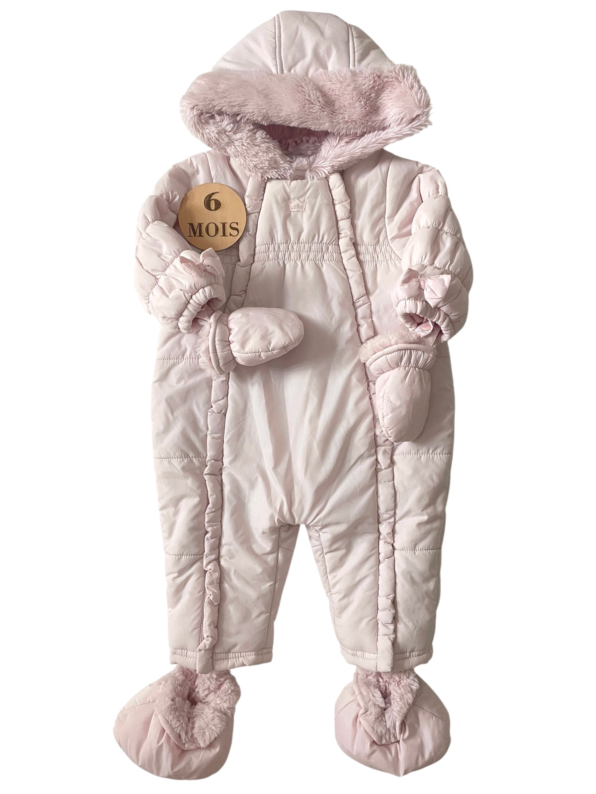 Combipilote imperméable, rose pâle, Absorba