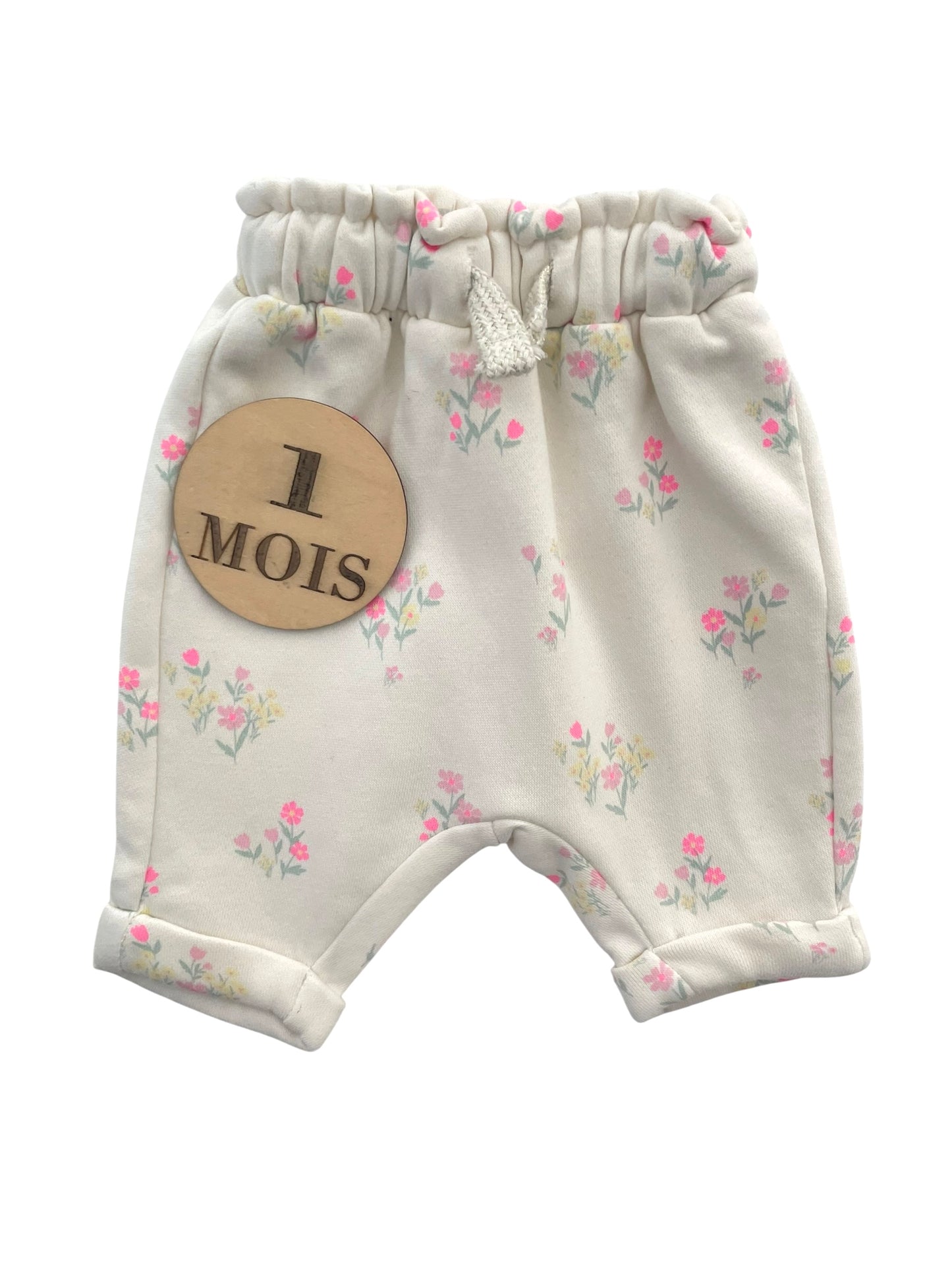 Pantalon doublé polaire, fleuri, TAO