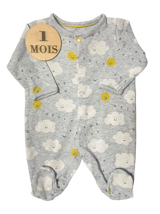 Pyjama coton, nuages, C&A