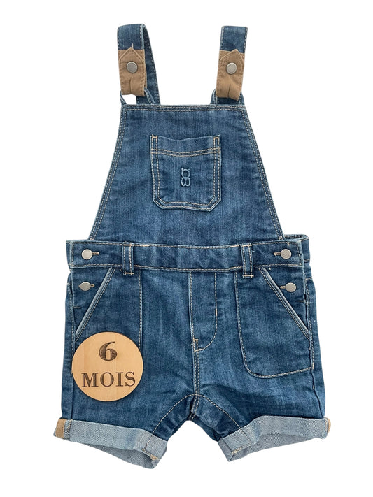 Salopette-short en jean, Obaïbi