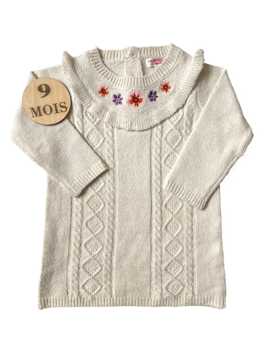 Robe en mailles, écrue, DPAM