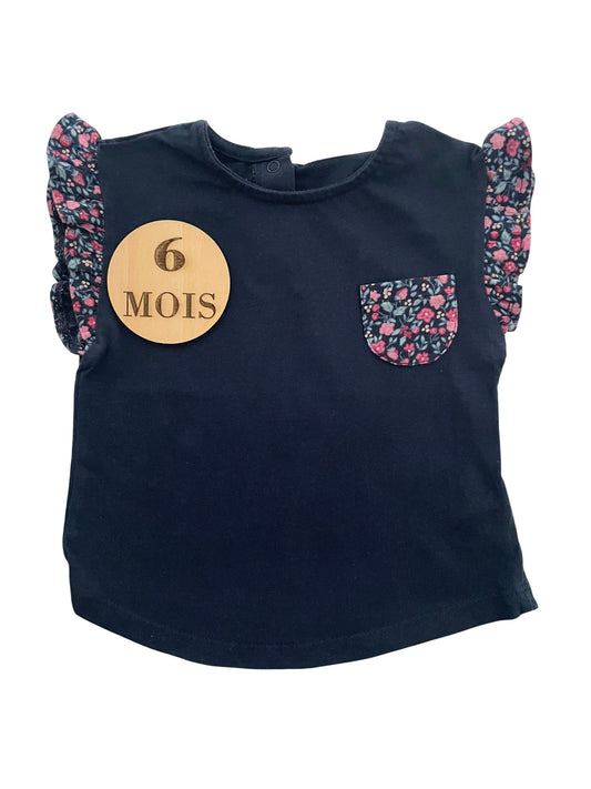 Tee-shirt bleu-nuit, TAO
