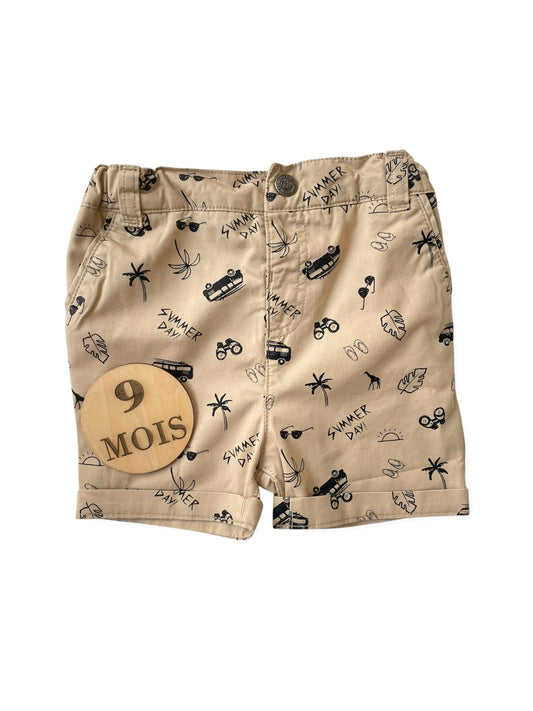 Short en toile, beige, Orchestra
