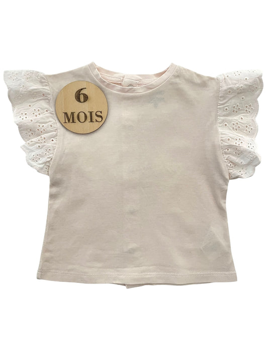 Tee-shirt rose pâle, Kiabi