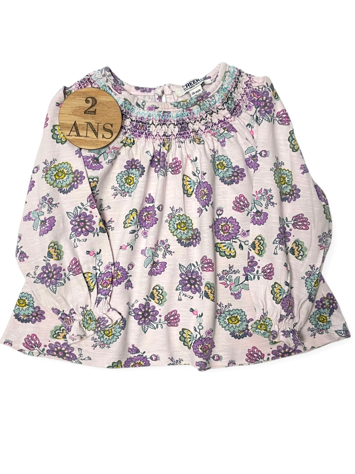 Blouse fleurie, Creeks