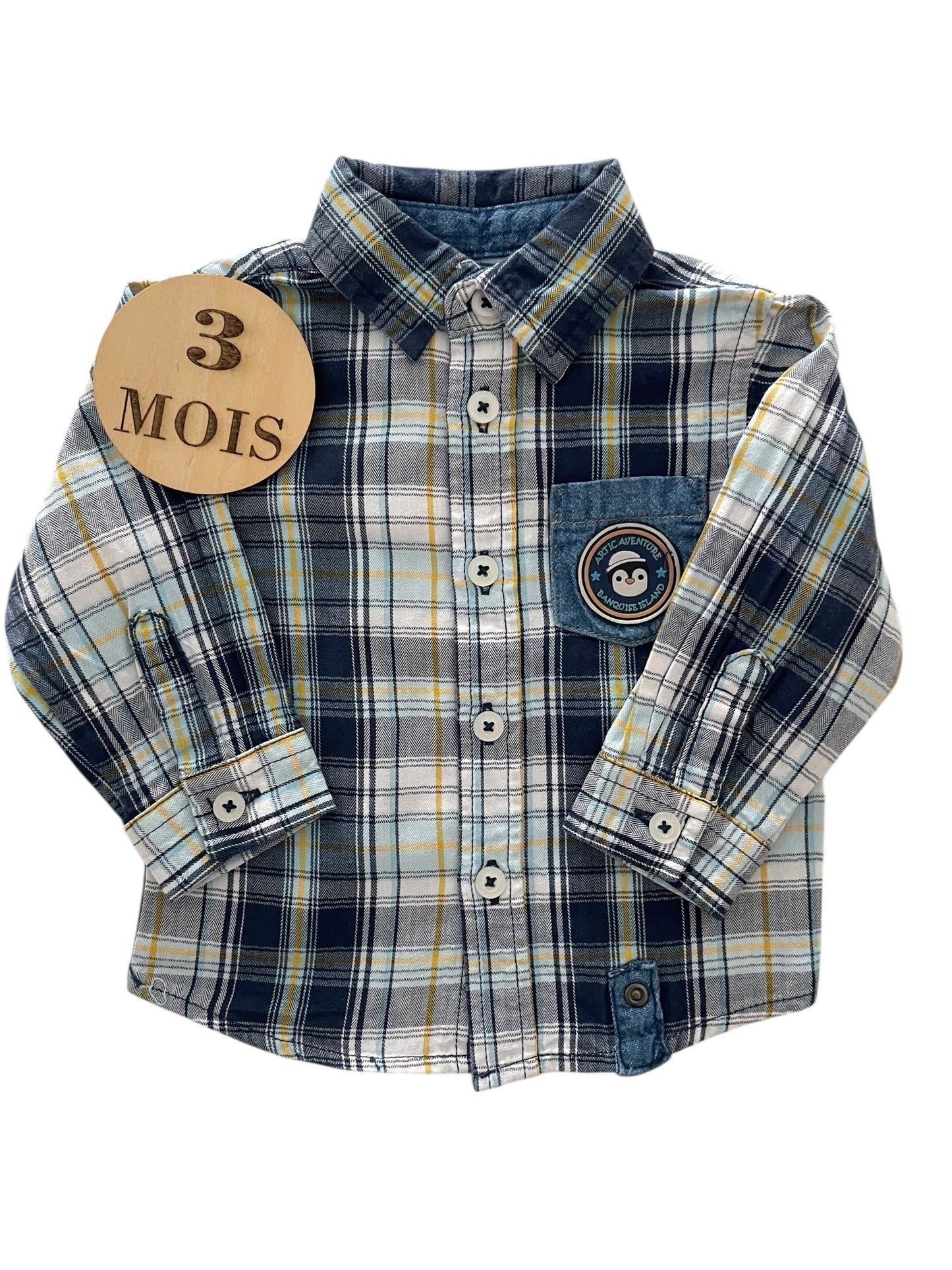 Chemise à carreaux, mes petits cailloux