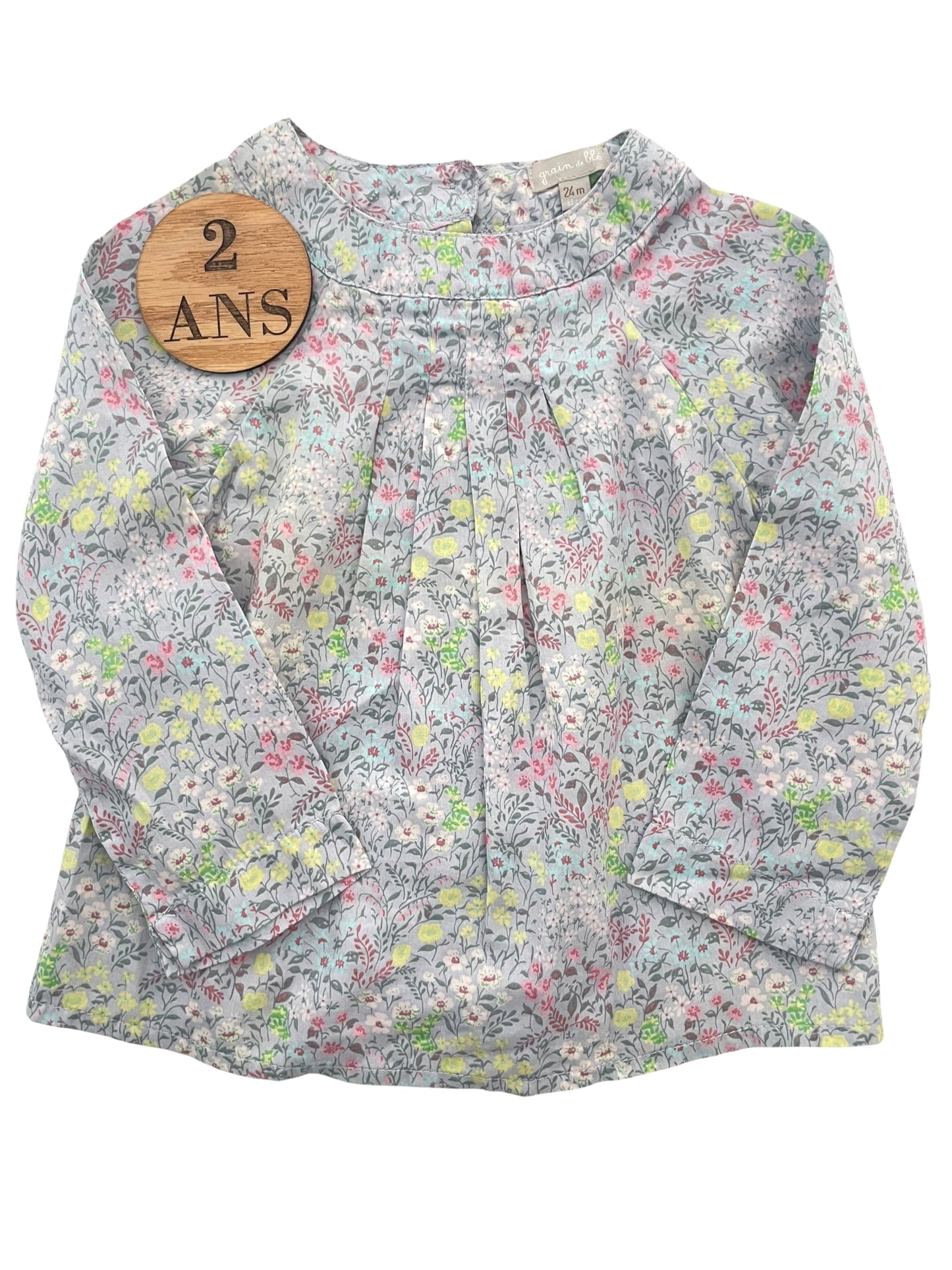 Blouse fleurie, Grain de blé