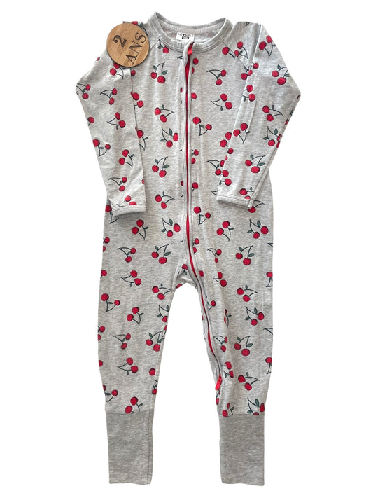 Pyjama coton, cerises, évolutif, DIM