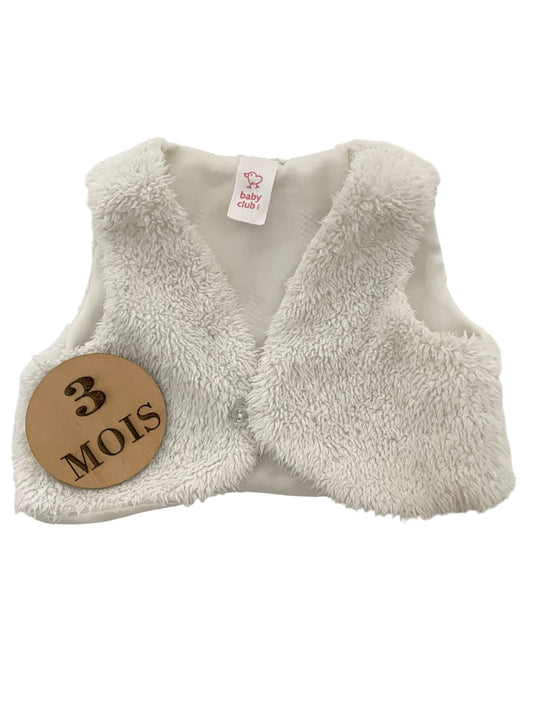 Gilet court, fausse fourrure, C&A
