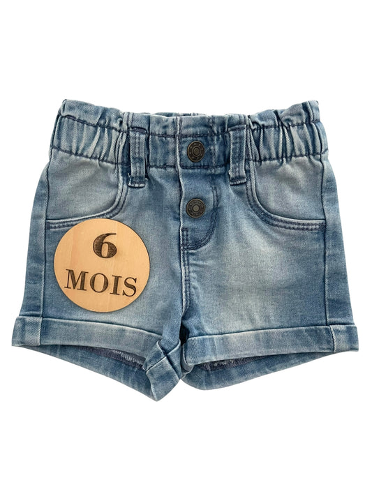 Short en jean, Gémo