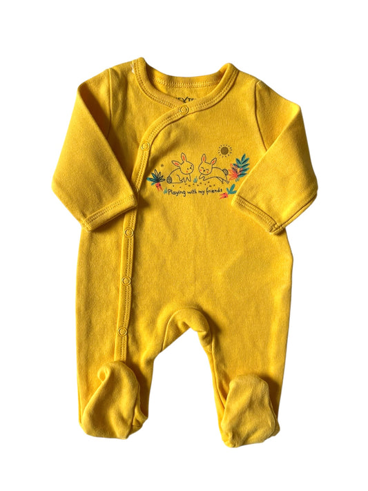 Pyjama coton, jaune/ orange, In extenso