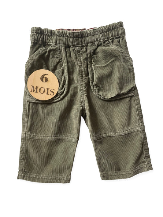 Pantalon velours côtelé, kaki, Premier rôle