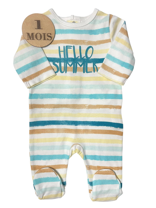 Pyjama coton, rayé, Gémo