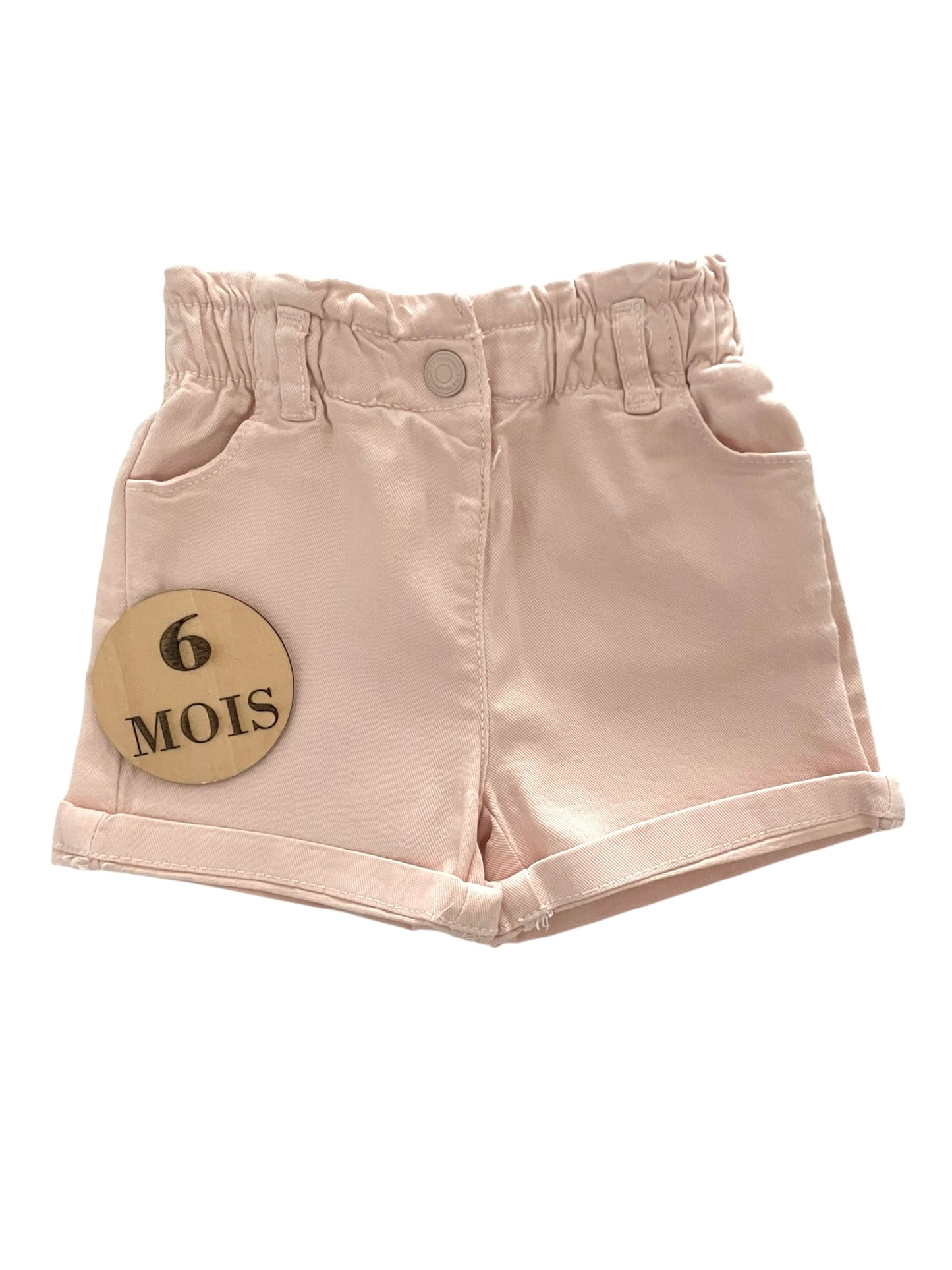 Short en jean, rose, TAO